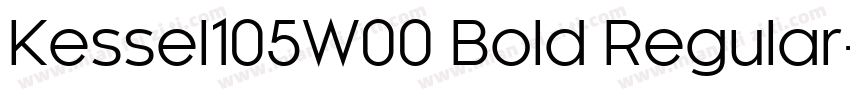 Kessel105W00 Bold Regular字体转换